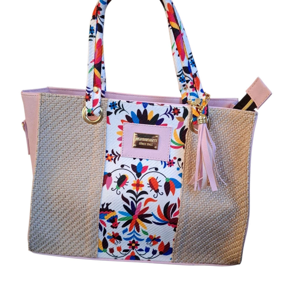 Colorful Floral Tote Bag